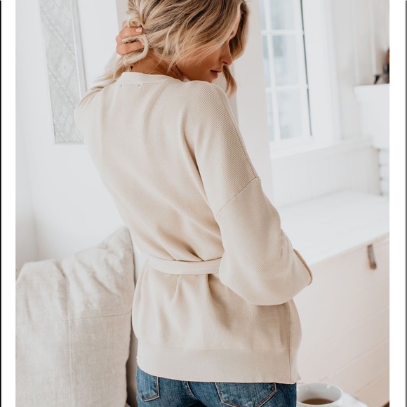 ADYSON Tie Front Cardigan - Picture 2 of 8